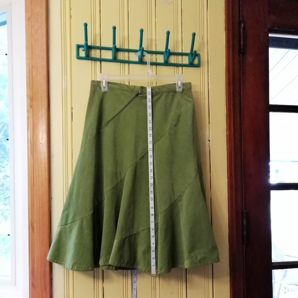 Custom Corduroy Swing Midi Skirt, Size 12 - Picture 3 of 5